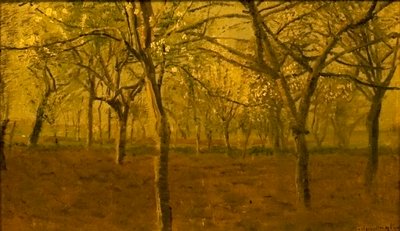 Arbres en Fleurs - Laszlo Mednyanszky